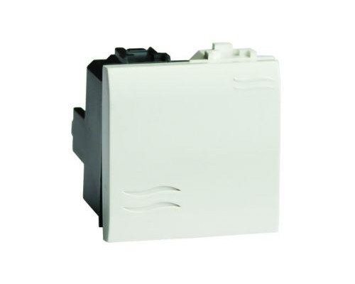 Выключатель кнопочный 1-кл. 2мод. Brava 16А IP20 сл. кость DKC 75022S