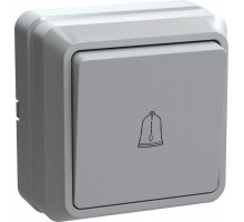 Выключатель кнопочный 1-кл. ОП ОКТАВА 10А IP20 ВСк20-1-0-ОБ бел. ИЭК EVO13-K01-10-DC