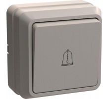 Выключатель кнопочный 1-кл. ОП ОКТАВА 10А IP20 ВСк20-1-0-ОКм крем. ИЭК EVO13-K33-10-DC