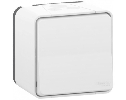 Выключатель кнопочный ОП Mureva  бел. IP55 SchE MUR39026