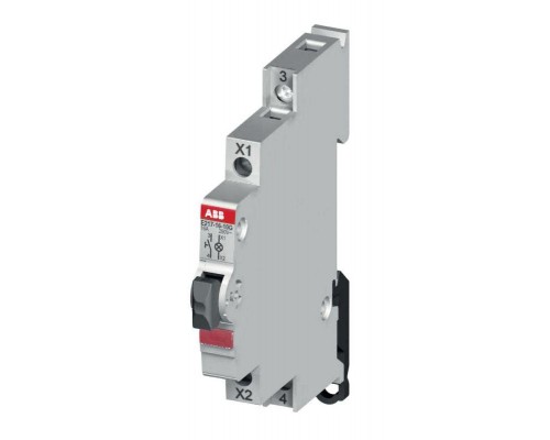 Выключатель кнопочный подсвет. E217-16-01C48 красн. ABB 2CCA703261R0001