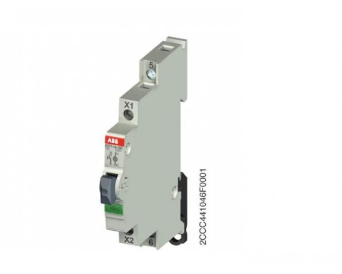 Выключатель кнопочный подсвет. E217-16-01D220 зел. ABB 2CCA703257R0001