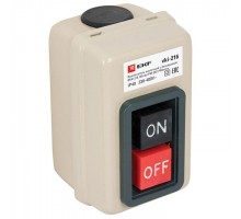 Выключатель кнопочный с блокировкой ВКИ-216 3п 10А IP40  PROxima EKF vki-216