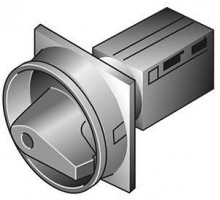 Выключатель нагрузки 2п Iu=10А 0-1 90 30х30мм TM-1-8291/E/SVB-SW черн. ручка EATON 215352