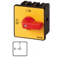 Выключатель нагрузки 3п 100А перед. креп. P3-100/E-RT красн. ручка EATON 007189