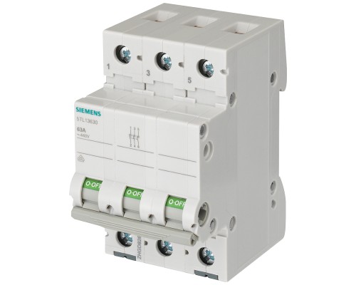 Выключатель нагрузки 3п 63А Siemens 5TL13630