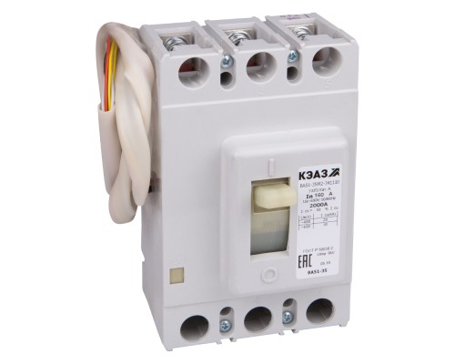 Выключатель нагрузки ВА51-35М2-301810 250А 690AC/440DC НР110AC/DC УХЛ3 КЭАЗ 245050