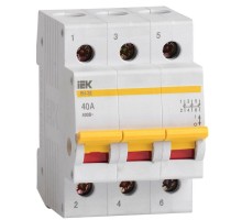 Выключатель нагрузки ВН-32 40А/3П ИЭК MNV10-3-040