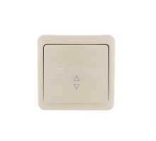 Выключатель проходной 1-кл. 1п ОП Viola 10А IP20 крем. LEZARD 751-0300-105