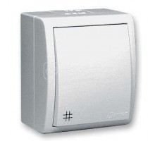 Выключатель проходной 1-кл. ОП Simon 15 10А IP54 с 3-х мест винт. зажим бел. Simon 1594251-030