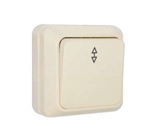 Выключатель проходной 1-кл. ОП Олимп 10А IP20 сл. кость Universal Б-О0025