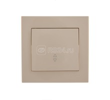 Выключатель проходной 1-кл. СП Рейн IP20 крем. LEZARD 703-0303-105