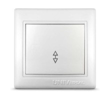 Выключатель проходной 1-кл. СП Севиль 10А IP20 бел. Universal С0025