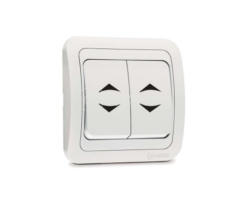 Выключатель проходной 2-кл. СП Mimoza 10А IP20 бел./бел. Makel 12026