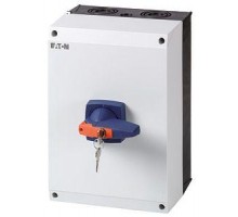 Выключатель-разъединитель 3P+N цилиндрический замок DMM-125/3N/I5/C-B син. ручка EATON 172855