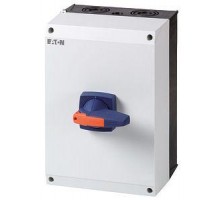 Выключатель-разъединитель 3P+N с замком DMM-160/3N/I5/P-B син. ручка EATON 172789
