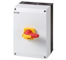 Выключатель-разъединитель 3P+N замок; ручка красно-жел. DMM-160/3N/I5/P-R EATON 172791