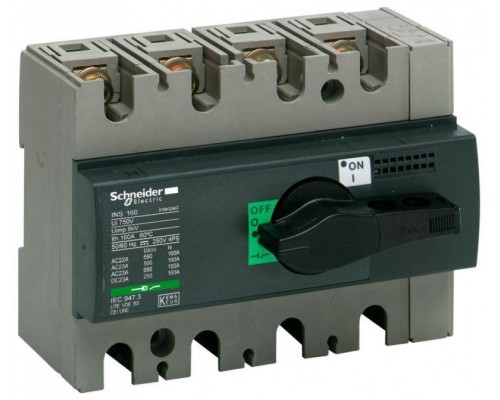 Выключатель-разъединитель 4п Interpact 100А SchE 28909