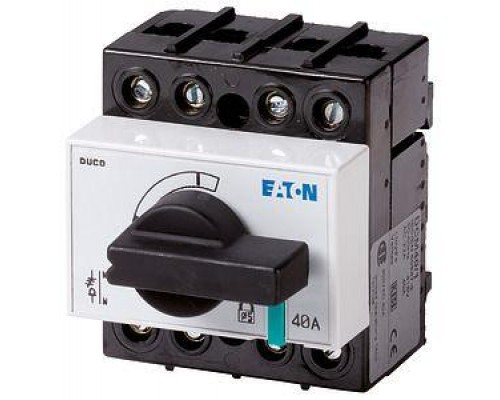 Выключатель-разъединитель Duco 3п+прох.N 40А с рукоятью DCM40/1 EATON 1314106