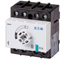 Выключатель-разъединитель Duco 3п+прох.N 63А без оси и рукояти DCM63/1 EATON 1314003