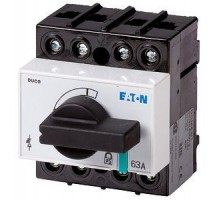 Выключатель-разъединитель Duco 3п+прох.N 63А с рукоятью DCM63/1 EATON 1314004