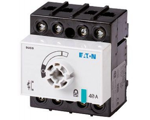 Выключатель-разъединитель Duco 4п 40А без оси и рукояти DCM40/4 EATON 1314109