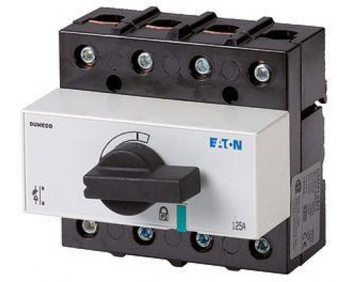 Выключатель-разъединитель Dumeco 3п+прох.N 125А с рукоятью DMM125/1 EATON 1314210