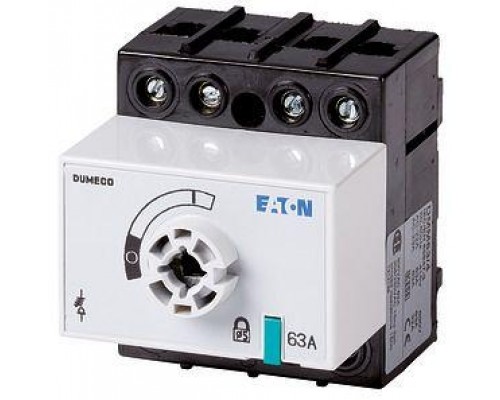 Выключатель-разъединитель Dumeco 4п 63А без оси и рукояти DCM63/4 EATON 1314158