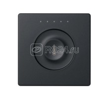 Выключатель сенсорный 1-кл. СП Simon 82 Sense IP20 с тематич. маркир. Т3 регулир. графит Simon 8000615-038