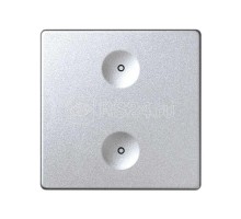 Выключатель сенсорный 2-кл. СП Simon 82 Sense IP20 без маркир. алюм. Simon 8000621-093
