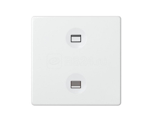 Выключатель сенсорный 2-кл. СП Simon 82 Sense IP20 с тематич. маркир. Т2 бел. Simon 8000624-030