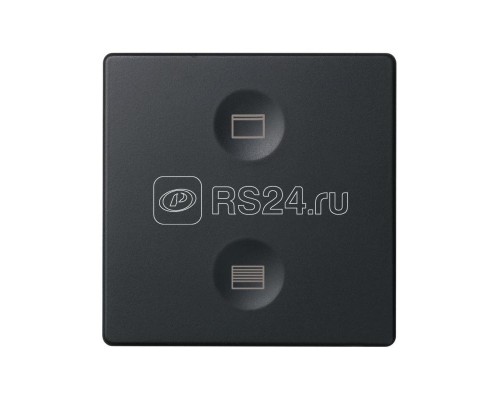 Выключатель сенсорный 2-кл. СП Simon 82 Sense IP20 с тематич. маркир. Т2 графит Simon 8000624-038