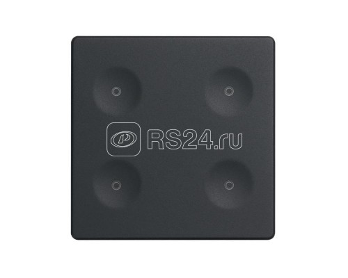 Выключатель сенсорный 4-кл. СП Simon 82 Sense IP20 без маркир. графит Simon 8000641-038