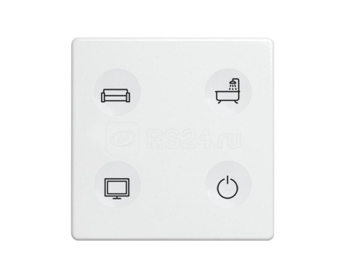 Выключатель сенсорный 4-кл. СП Simon 82 Sense IP20 с тематич. маркир. Т1 бел. Simon 8000643-030