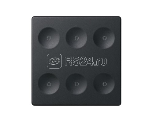 Выключатель сенсорный 6-кл. СП Simon 82 Sense IP20 без маркир. графит Simon 8000661-038