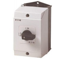 Выключатель в корпусе 3P+1НО+1НЗ 25А P1-25/I2H/HI11 черн. ручка EATON 226899
