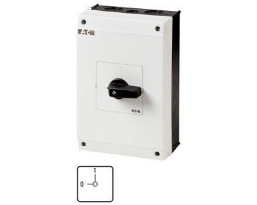 Выключатель в корпусе 3P+1НО+1НЗ 63А P3-63/I4/HI11 черн. ручка EATON 207359