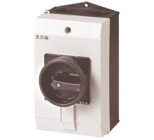 Выключатель в корпусе 3P+N 25А запираемый P1-25/I2/SVB-SW/N черн. ручка EATON 207296