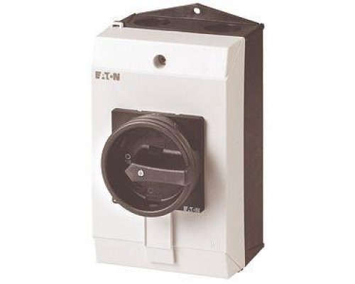 Выключатель в корпусе 3P+N 25А запираемый P1-25/I2/SVB-SW/N черн. ручка EATON 207296