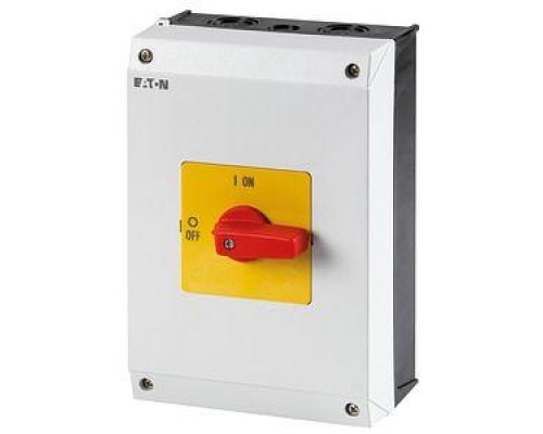 Выключатель в корпусе 3п 32А P1-32/I1-RT красн. ручка EATON 233994