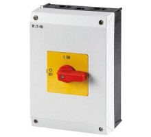 Выключатель в корпусе 3п 32А P1-32/I2-RT красн. ручка EATON 207321