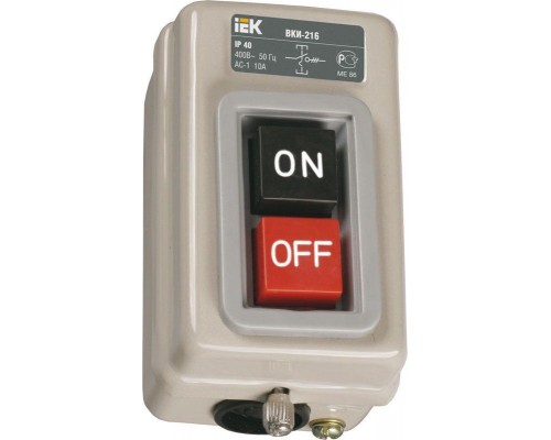 Выключатель ВКИ-230 16А 230/400В IP40 ИЭК KVK30-16-3