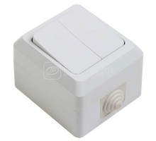 Выключатель влагозащищенный 2-кл. ОП 10А IP44 PROCONNECT 78-0514