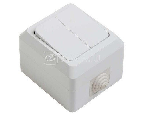 Выключатель влагозащищенный 2-кл. ОП 10А IP44 PROCONNECT 78-0514