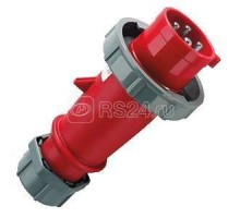 Вилка 32А 4п 6ч 400В IP67 AM-TOP Mennekes 20709
