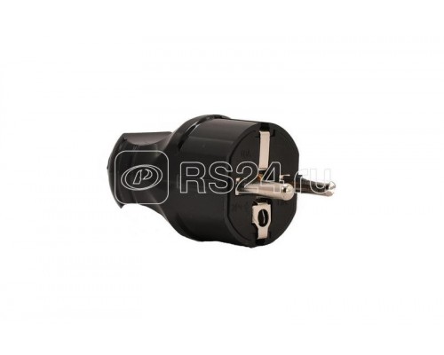 Вилка Accessories с заземл. UPS черн. LEZARD 715-0501-605B