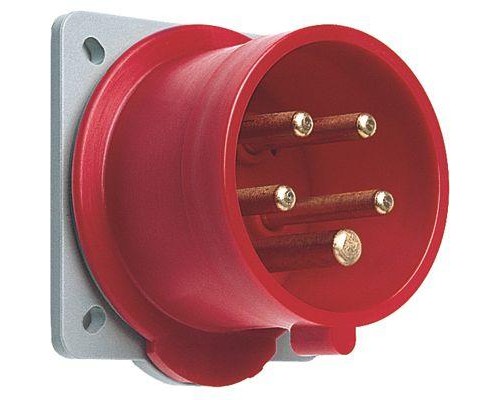 Вилка эл. 32А 3P+N+E IP44 панельн. прям. ABB 2CMA193451R1000