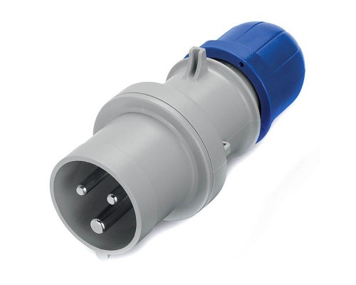 Вилка эл. каб. 16А 2P+E 230В IP44 DKC DIS2131633P