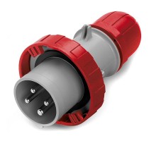 Вилка эл. каб. 16А 3P+E 400В с безвинт. клем. IP67 DKC DIS2181636P
