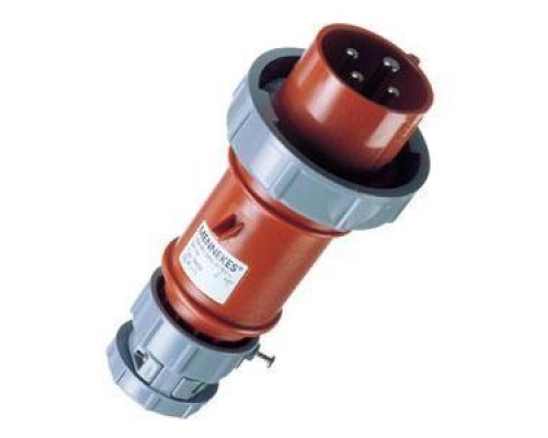 Вилка эл. каб. 16А 3P+E IP67 PowerTop 380В Mennekes 3809